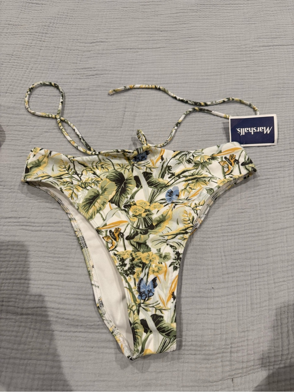 Green Floral bikini bottoms